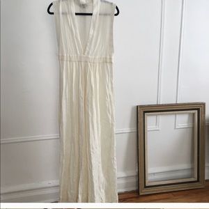 Madewell Sheer Linen Maxi Dress